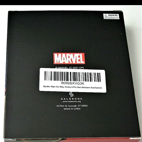 2021 Marvel Studios Spider-Man No Way Home LE Exclusive 5 Pin Set New MIB - Picture 3 of 3